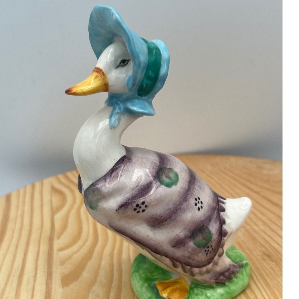 Vintage Beswick Beatrix Potter Jemima Puddleduck 1970s British Studio F Warner